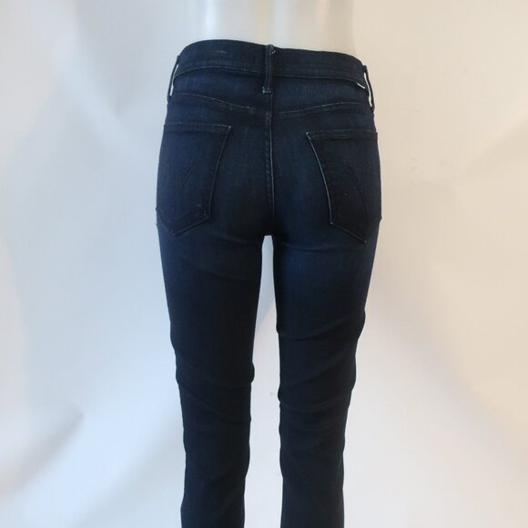 Womens Mother Blue Dark Wash The Mid Rise Dazzler Now or Never Denim Jean 27 - Picture 7 of 14